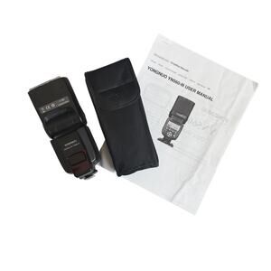 Yongnuo YN560-III Speedlite Flash Hot Shoe LCD Wireless Zoom Case Manual Black